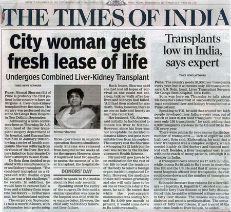 City women gets fresh lease of life