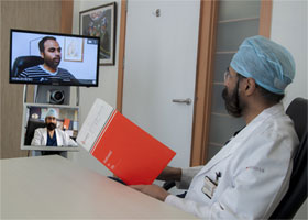 Video consultation with Dr Soin