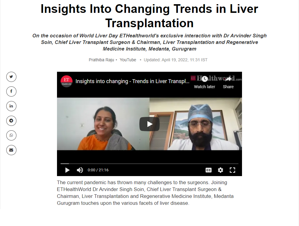 Insights Into Changing Trends in Liver Transplantation