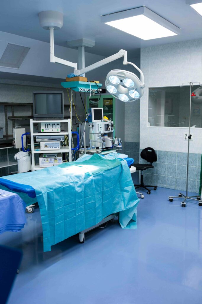 Liver transplant operating room